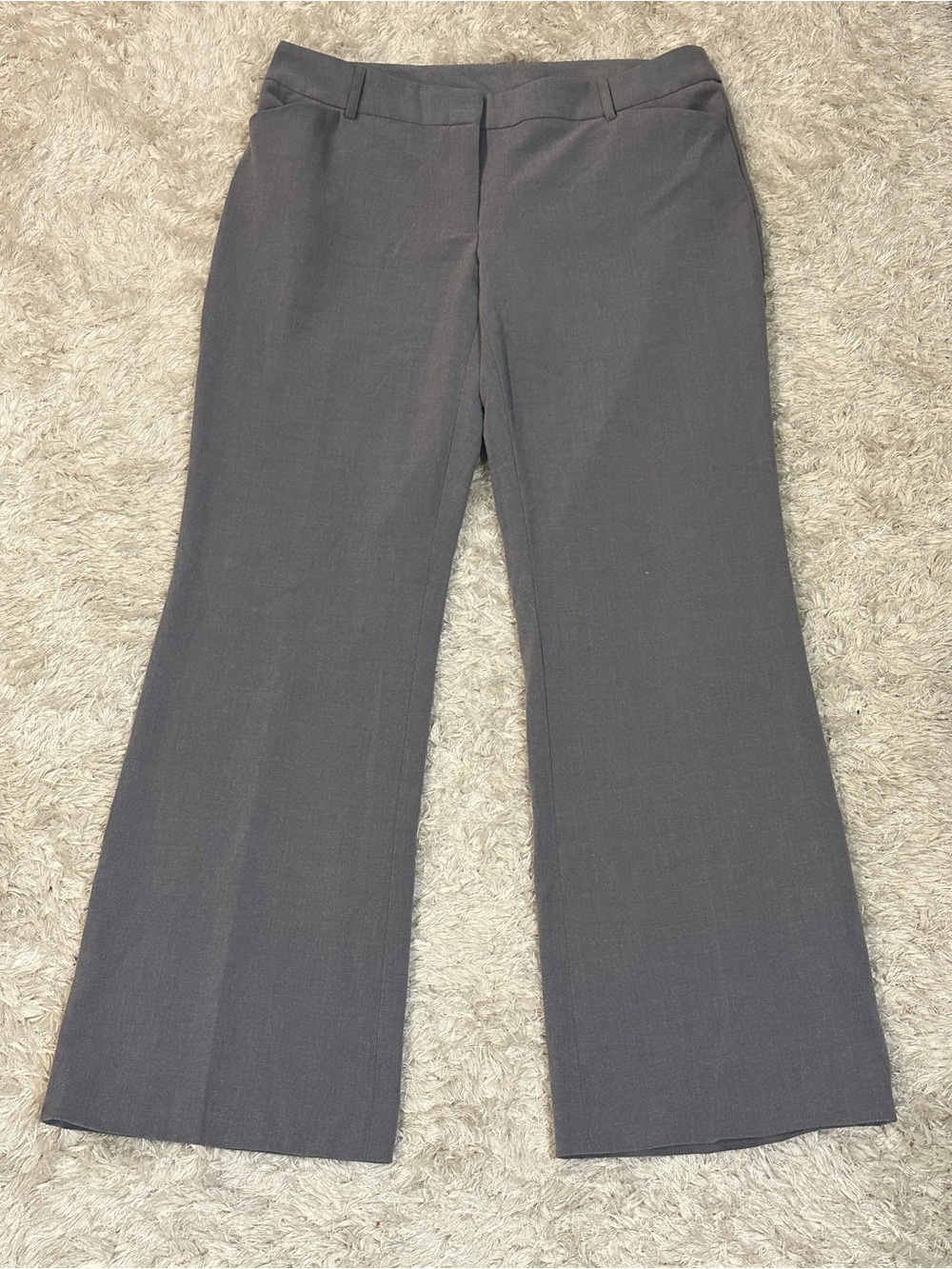 Apostrophe Wide Leg Women's Dress Pants in Gray - Size 12